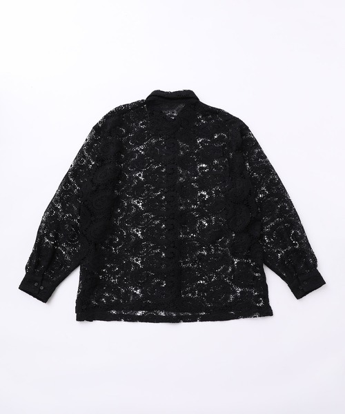 JUNRED(ジュンレッド)の「ペイズリーレースロングスリーブシャツ(シャツ/ブラウス・メンズ・ブラック/グリーン・S/M/L)」の17枚目の写真