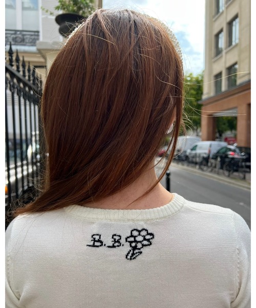 epine（エピヌ）の「《Brigitte Bardot×epine》logo knit （2color