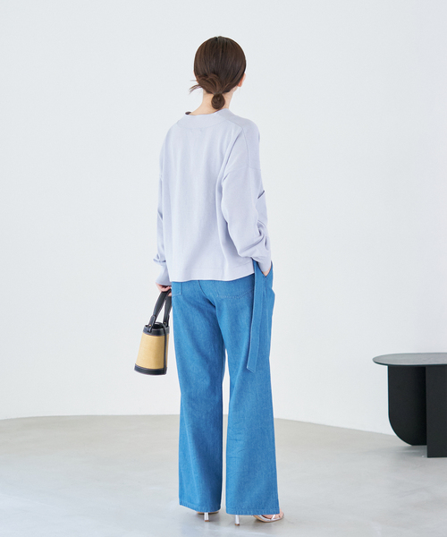 IENA（イエナ）の「《追加》ドライコットン Vネックカーディガン