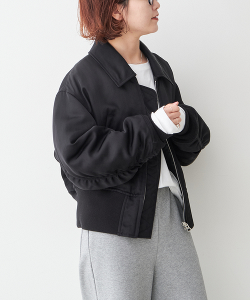 Spick & Span（スピックアンドスパン）の「パデッドフライトブルゾン