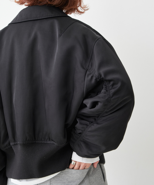 Spick & Span（スピックアンドスパン）の「パデッドフライトブルゾン 