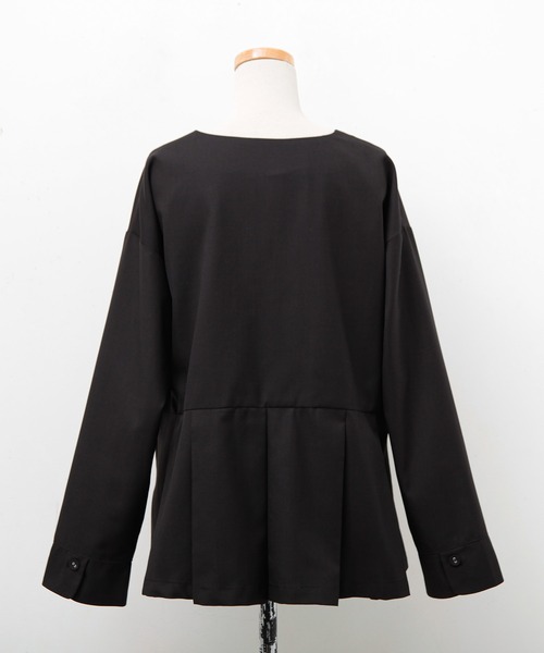 and it_（アンドイット）の「オケージョン ノーカラージャケット（ノーカラージャケット・レディース・ブラック・S/M/L）」の16枚目の写真
