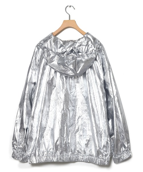 Alley by w closet（アリーバイダブルクローゼット）の「【Alley】宇宙アノラックパーカー（パーカー・レディース・シルバー/ピンク・FREE）」の8枚目の写真