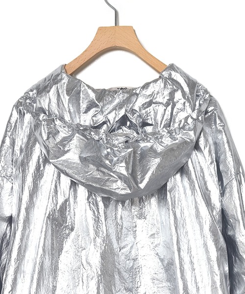 Alley by w closet（アリーバイダブルクローゼット）の「【Alley】宇宙アノラックパーカー（パーカー・レディース・シルバー/ピンク・FREE）」の10枚目の写真