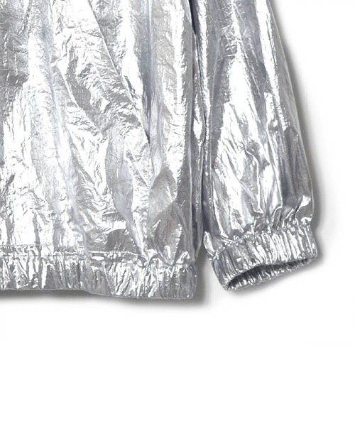 Alley by w closet（アリーバイダブルクローゼット）の「【Alley】宇宙アノラックパーカー（パーカー・レディース・シルバー/ピンク・FREE）」の11枚目の写真