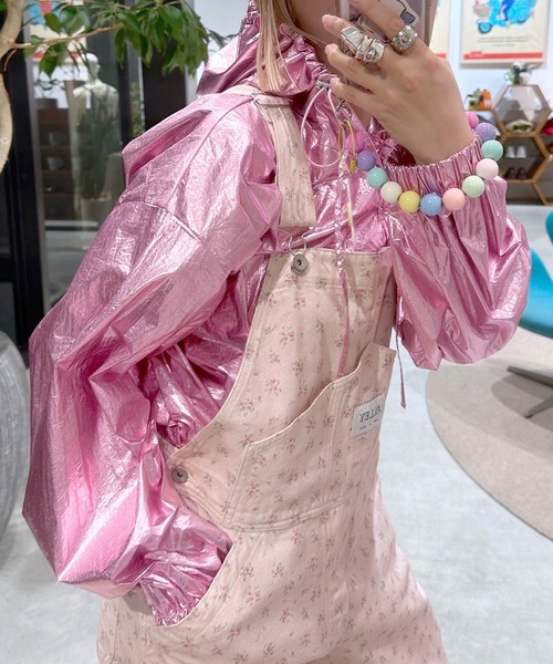 Alley by w closet（アリーバイダブルクローゼット）の「【Alley】宇宙アノラックパーカー（パーカー・レディース・シルバー/ピンク・FREE）」の13枚目の写真