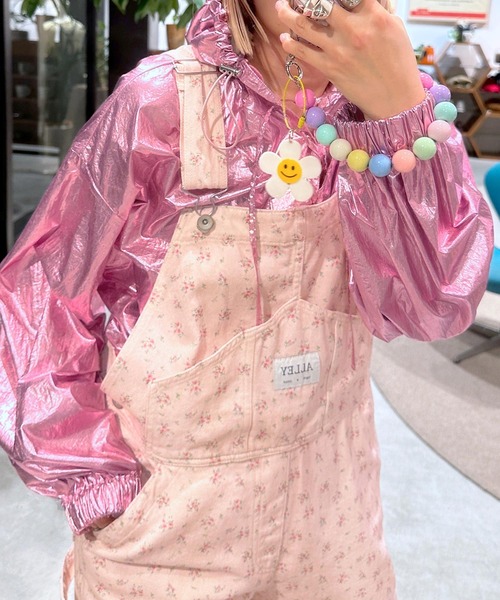 Alley by w closet（アリーバイダブルクローゼット）の「【Alley】宇宙アノラックパーカー（パーカー・レディース・シルバー/ピンク・FREE）」の16枚目の写真