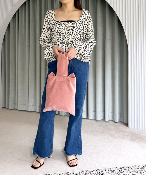 U by SPICK&amp;SPAN シャツ ブラウス フラワープリントフリルブラウス フラワープリントフリルブラウス | ユー バイ スピック＆スパン