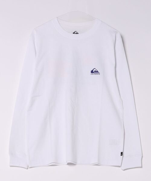 Quiksilver(クイックシルバー)の「CA POINT BREAKS LT/クイックシルバーバックプリント長袖ロンT(Tシャツ/カットソー・メンズ・ホワイト/ブラック/ブルー・MEDIUM/LARGE)」の2枚目の写真