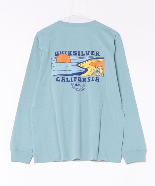 Quiksilver(クイックシルバー)の「CA POINT BREAKS LT/クイックシルバーバックプリント長袖ロンT(Tシャツ/カットソー・メンズ・ホワイト/ブラック/ブルー・MEDIUM/LARGE)」の5枚目の写真
