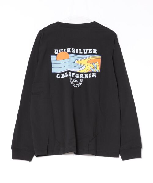 Quiksilver(クイックシルバー)の「CA POINT BREAKS LT/クイックシルバーバックプリント長袖ロンT(Tシャツ/カットソー・メンズ・ホワイト/ブラック/ブルー・MEDIUM/LARGE)」の3枚目の写真