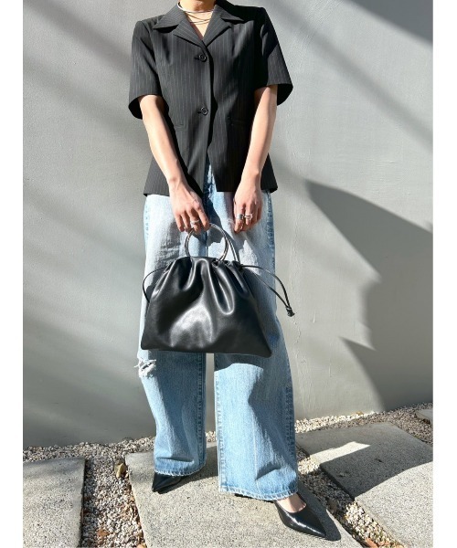 BLACK BY MOUSSY（ブラックバイマウジー）の「compact half sleeve