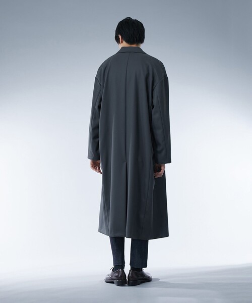 ユナイテッドトウキョウ グレーコート　オーバーサイズ　United Tokyo リバーウールオーバーコート(1 BLUE GREY): : メンズ｜UNITED