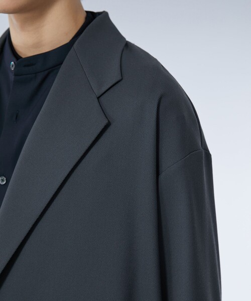 UNITED TOKYO（ユナイテッドトウキョウ）の「CORDURA WOOL オーバーコート（チェスターコート・メンズ・グレー/ブラック・1/2）」の21枚目の写真