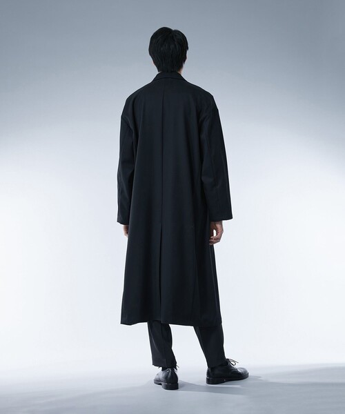 UNITED TOKYO（ユナイテッドトウキョウ）の「CORDURA WOOL オーバーコート（チェスターコート・メンズ・グレー/ブラック・1/2）」の5枚目の写真
