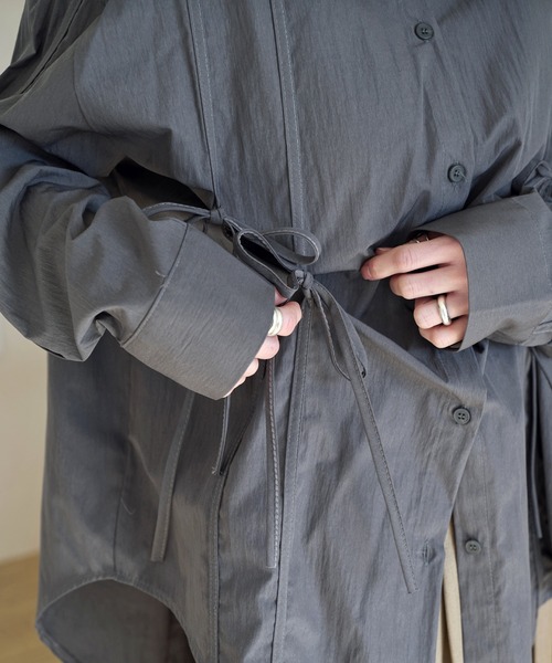 ユリウス　697CUM11 新品未使用品　ブラック　シャーリングノースリーブ UNITED ARROWS ブラウス シャツ シャーリングジャガード