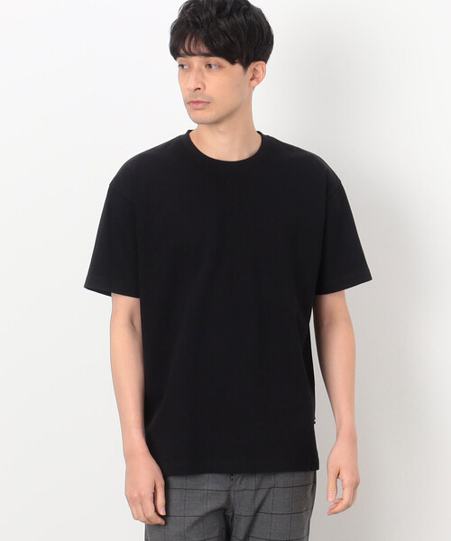 COMME CA COMMUNE(コムサコミューン)の「USAコットン引き揃え天竺 バックプリントTシャツ(Tシャツ/カットソー・メンズ・ホワイト/ブラック・MEDIUM/LARGE)」の2枚目の写真