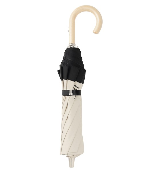 新品★ランバンコレクション★オーガンジー×グログラン晴雨兼用折りたたみ日傘★黒 晴雨兼用折りたたみ日傘 グログランリボン（折りたたみ傘
