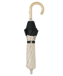 LANVIN collection（ランバン コレクション）の「遮光 遮熱 晴雨兼用 楽折 折りたたみ日傘　グログランリボン（折りたたみ傘）」