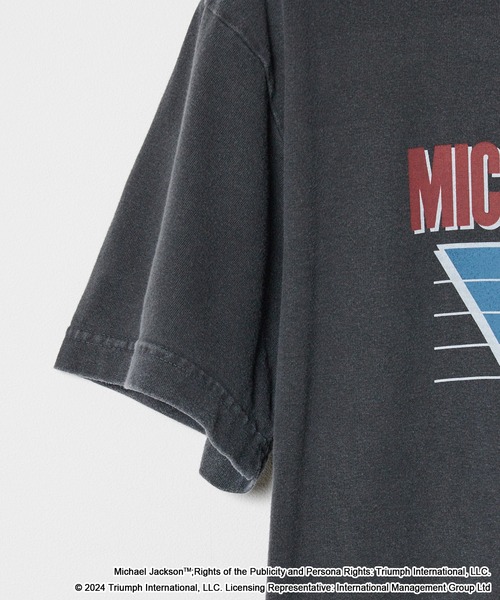 GOOD ROCK SPEED（グッドロックスピード）の「GOOD ROCK SPEED/グッドロックスピード Michael Jackson Tシャツ（Tシャツ/カットソー・メンズ・チャコール/イエロー・L/M/S）」の5枚目の写真