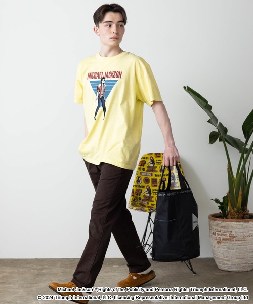 GOOD ROCK SPEED（グッドロックスピード）の「GOOD ROCK SPEED/グッドロックスピード Michael Jackson Tシャツ（Tシャツ/カットソー・メンズ・チャコール/イエロー・L/M/S）」の16枚目の写真