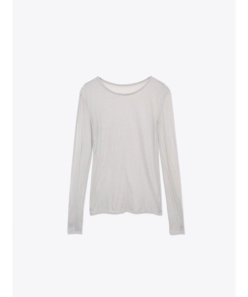 ENCIRCLE（エンサークル）の「【ENCIRCLE/エンサークル】Sheer top/シアートップス（Tシャツ/カットソー・レディース・ブラック/ライトグレー・FREE）」の11枚目の写真