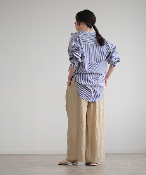 【再々値下げ】JS L'ESSAGE★THOMAS MASONロングシャツ 20221013040_f026434e3186de0dc1