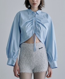 SORIN | Broad Curved Hem Ribbon Shirt(シャツ/ブラウス)