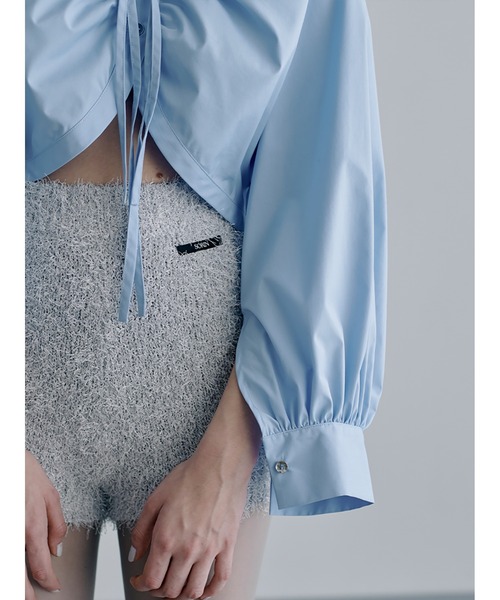 SORIN（ソリン ）の「Broad Curved Hem Ribbon Shirt（シャツ/ブラウス