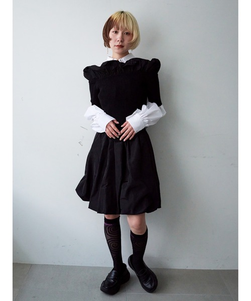 SORIN（ソリン ）の「Broad Curved Hem Ribbon Shirt（シャツ/ブラウス