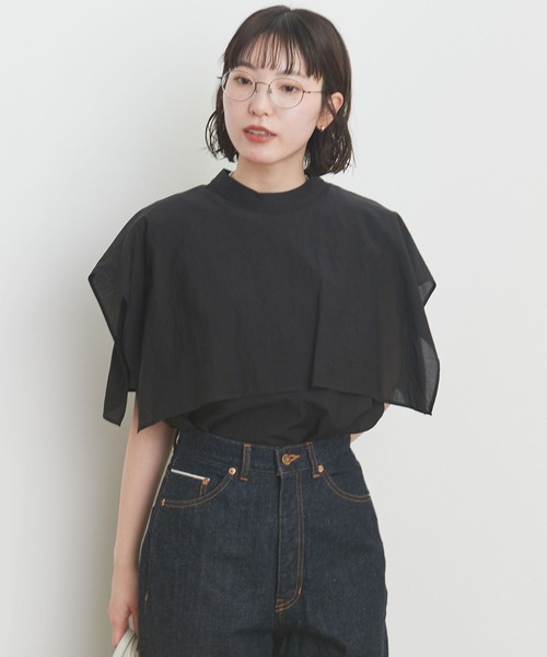 fig london 半袖ブラウス fig London（フィグロンドン）の「○Lily blouse（シャツ