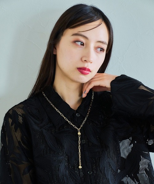 HARE（ハレ）の「デザインロングラリエットネックレス(HARE)（ネックレス・レディース・ゴールド/シルバー・FREE）」の8枚目の写真