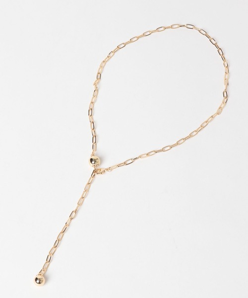 HARE（ハレ）の「デザインロングラリエットネックレス(HARE)（ネックレス・レディース・ゴールド/シルバー・FREE）」の12枚目の写真