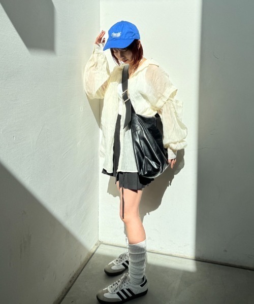 nemne store(ネンネストア)の「《Delfy》ダブルリボンジッププリーツスカート(スカート・レディース・ブラック/グレー・MEDIUM/SMALL)」の9枚目の写真
