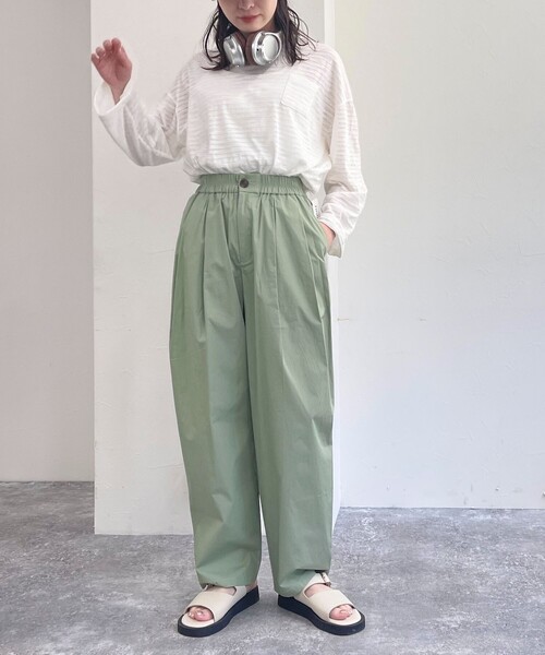 fredy emue（フレディエミュ）の「【新色登場！】シアーボーダーロンT（Tシャツ/カットソー・レディース・ピンク系その他/ブルー系その他2/ブラック系その他/ホワイト系その他/ブルー系その他/ベージュ系その他・38）」の7枚目の写真