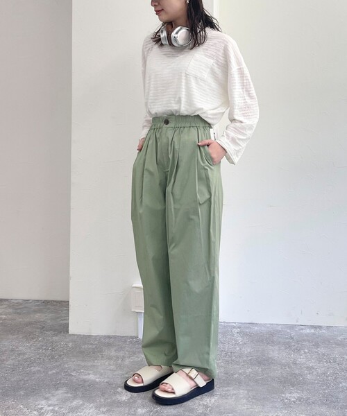 fredy emue（フレディエミュ）の「【新色登場！】シアーボーダーロンT（Tシャツ/カットソー・レディース・ピンク系その他/ブルー系その他2/ブラック系その他/ホワイト系その他/ブルー系その他/ベージュ系その他・38）」の10枚目の写真