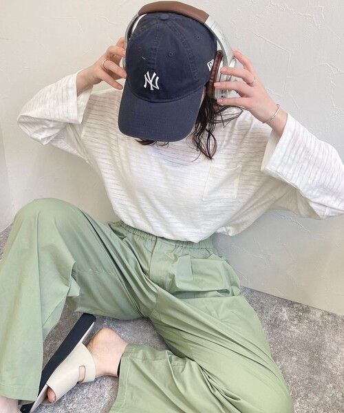 fredy emue（フレディエミュ）の「【新色登場！】シアーボーダーロンT（Tシャツ/カットソー・レディース・ピンク系その他/ブルー系その他2/ブラック系その他/ホワイト系その他/ブルー系その他/ベージュ系その他・38）」の16枚目の写真