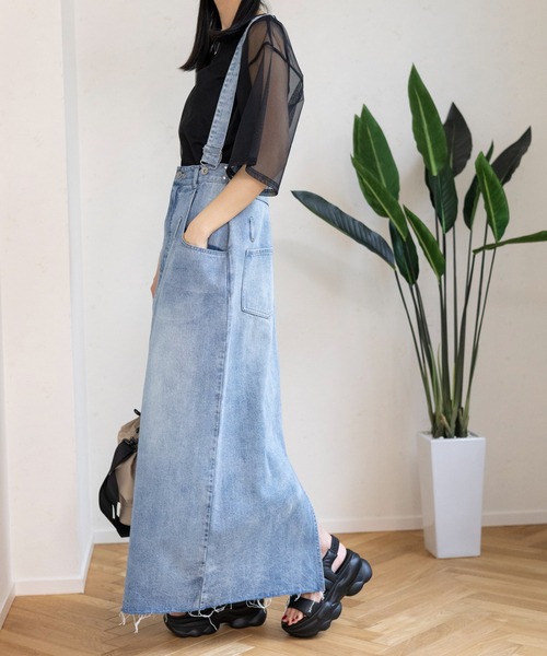 LEPSIM（レプシィム）の「チュール5分袖レイヤード　114635（Tシャツ/カットソー・レディース・ブラウン系その他/ブラック/キナリ・FREE）」の11枚目の写真