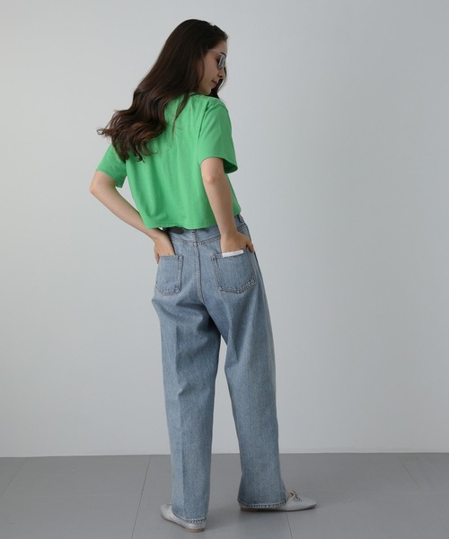 衣類08／Mサイズ：salsationサルセーション　ルーツ　クロップドTシャツ 衣類08／Mサイズ：salsationサルセーション ルーツ クロップドT