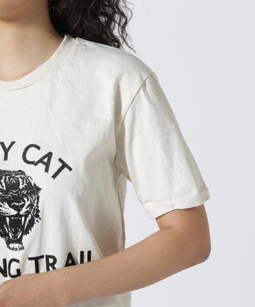 MIXTA(ミクスタ)の「MIXTA/ミクスタ CREW NECK TABBY CAT Tシャツ(Tシャツ/カットソー・レディース・ナチュラル・SMALL)」の9枚目の写真