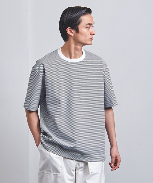 UNITED ARROWS♡ボーダーTシャツ UNITED ARROWS（ユナイテッドアローズ）の「ポンチ ショートスリーブ