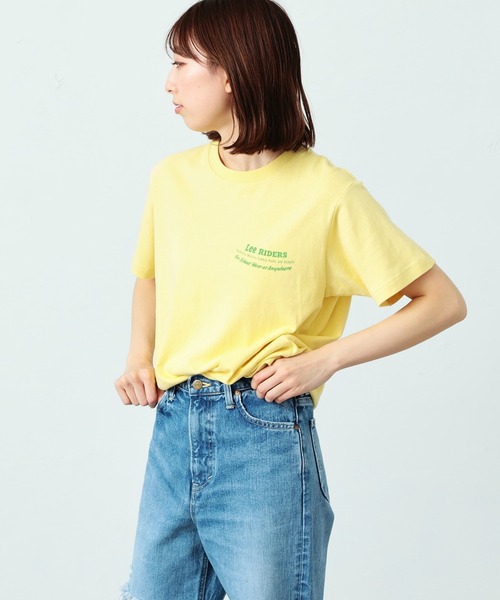セール】Lee ロゴ プリント ハーフスリーブTee（M/Lサイズ）（T