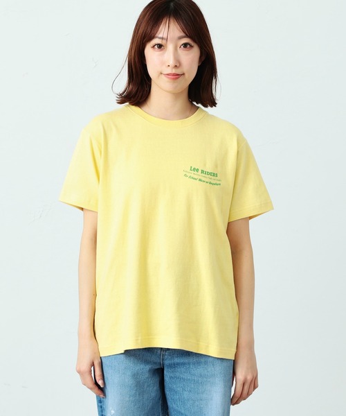 D squared2★大胆なメープルリーフロゴプリントTシャツ★送関込 セール】Lee ロゴ プリント ハーフスリーブTee（M/Lサイズ）（T