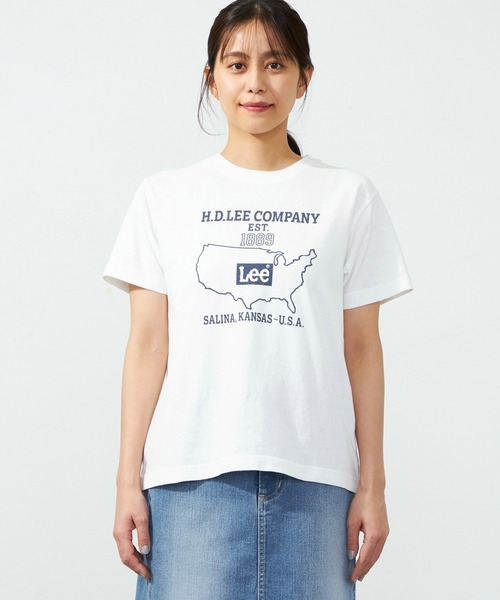 関税送料込み★AMIRI★ロゴプリント ハーフスリーブTシャツ セール】Lee ロゴ プリント ハーフスリーブTee(M/Lサイズ)(T