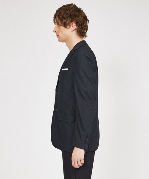 DESIGNWORKS(デザインワークス)の「【セットアップ対応】24S/S メッシュジャケット(テーラードジャケット・メンズ・ダークネイビー/グレイッシュベージュ・44/46/48/50/52)」の4枚目の写真