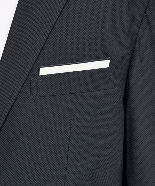 DESIGNWORKS(デザインワークス)の「【セットアップ対応】24S/S メッシュジャケット(テーラードジャケット・メンズ・ダークネイビー/グレイッシュベージュ・44/46/48/50/52)」の7枚目の写真