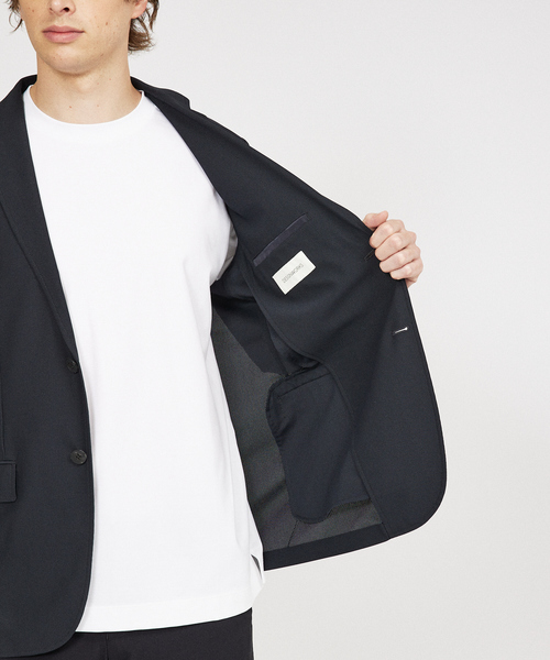 DESIGNWORKS(デザインワークス)の「【セットアップ対応】24S/S メッシュジャケット(テーラードジャケット・メンズ・ダークネイビー/グレイッシュベージュ・44/46/48/50/52)」の11枚目の写真