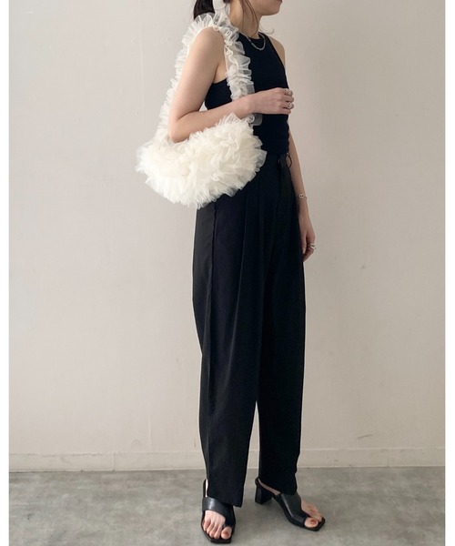 ショルダーバッグ バッグ 2way frill shoulder bag/2wayフリル