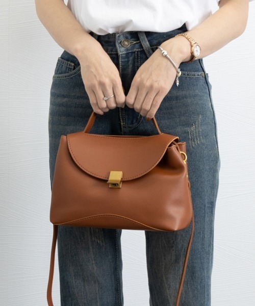 Miniministore(ミニミニストア)の「ショルダーバッグ 斜めがけ ハンドバッグ(ショルダーバッグ・レディース・ブラック/ベージュ/キャメル/ブラウン・FREE)」の21枚目の写真