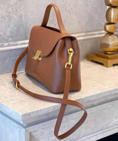 Miniministore(ミニミニストア)の「ショルダーバッグ 斜めがけ ハンドバッグ(ショルダーバッグ・レディース・ブラック/ベージュ/キャメル/ブラウン・FREE)」の9枚目の写真